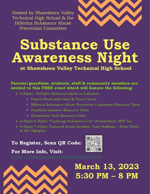  Substance Use Awareness Night